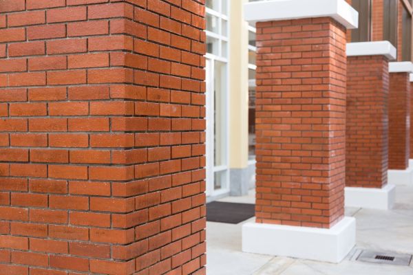 Brick Column Installation in Lancaster