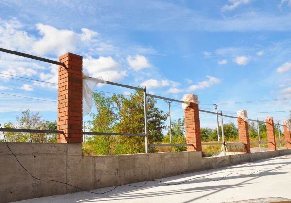 Brick Pillar Installation in Lancaster